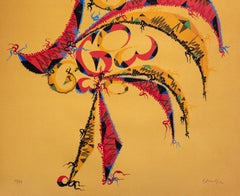 Letter G - Original Lithograph by Raphael Alberti - 1972