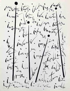 Carta I - Litografía de Rafael Alberti - 1972