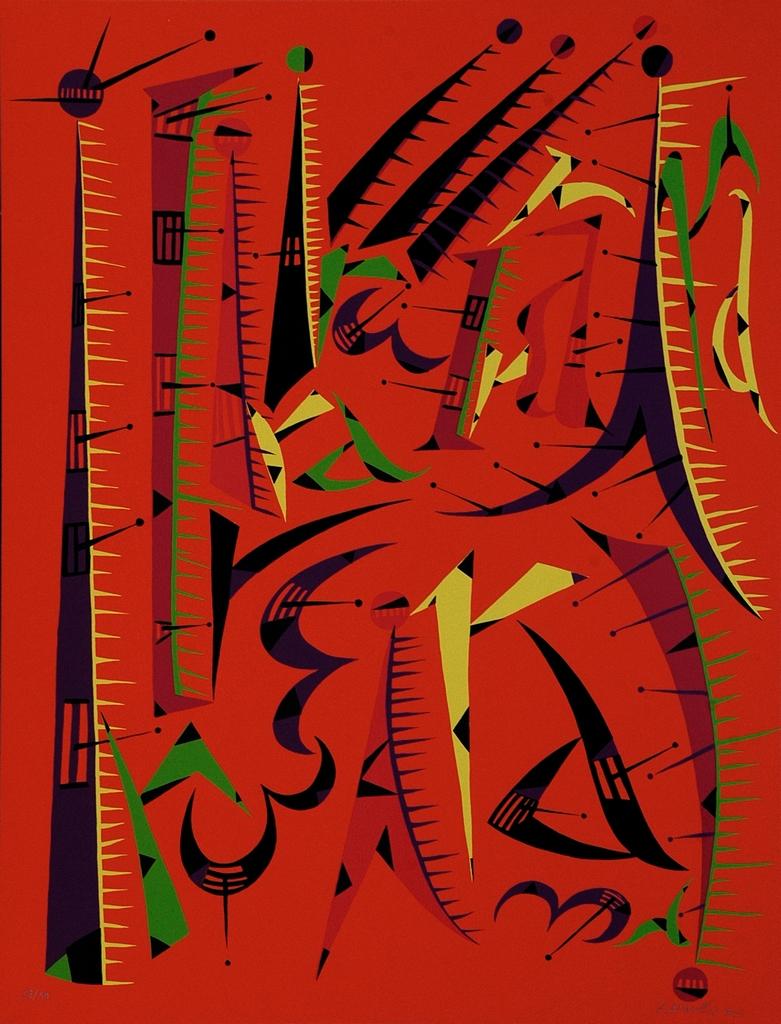 Lettre signée I, lithographie sur papier, tirage de 99 exemplaires, de l'époque, 1972