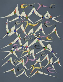 Letter M  - Original Lithograph by Rafael Alberti - 1972