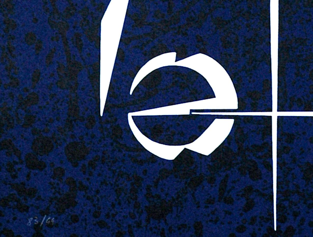 Letter N - Original Lithograph by Raphael Alberti - 1972 - Contemporary Print by Rafael Alberti