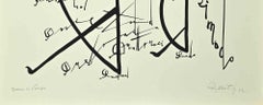Letter Q - Lithograph by Rafael Alberti - 1972