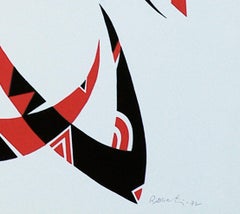 Letter R - Original Lithograph by Raphael Alberti - 1972