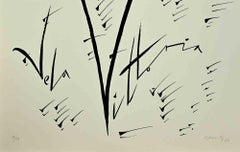 Letter V - Lithograph by Rafael Alberti - 1972