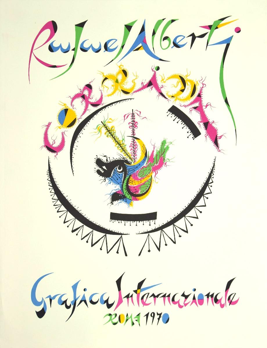 Rafael Alberti – Grafica Internazionale – Lithographie von Rafael Alberti – 1970