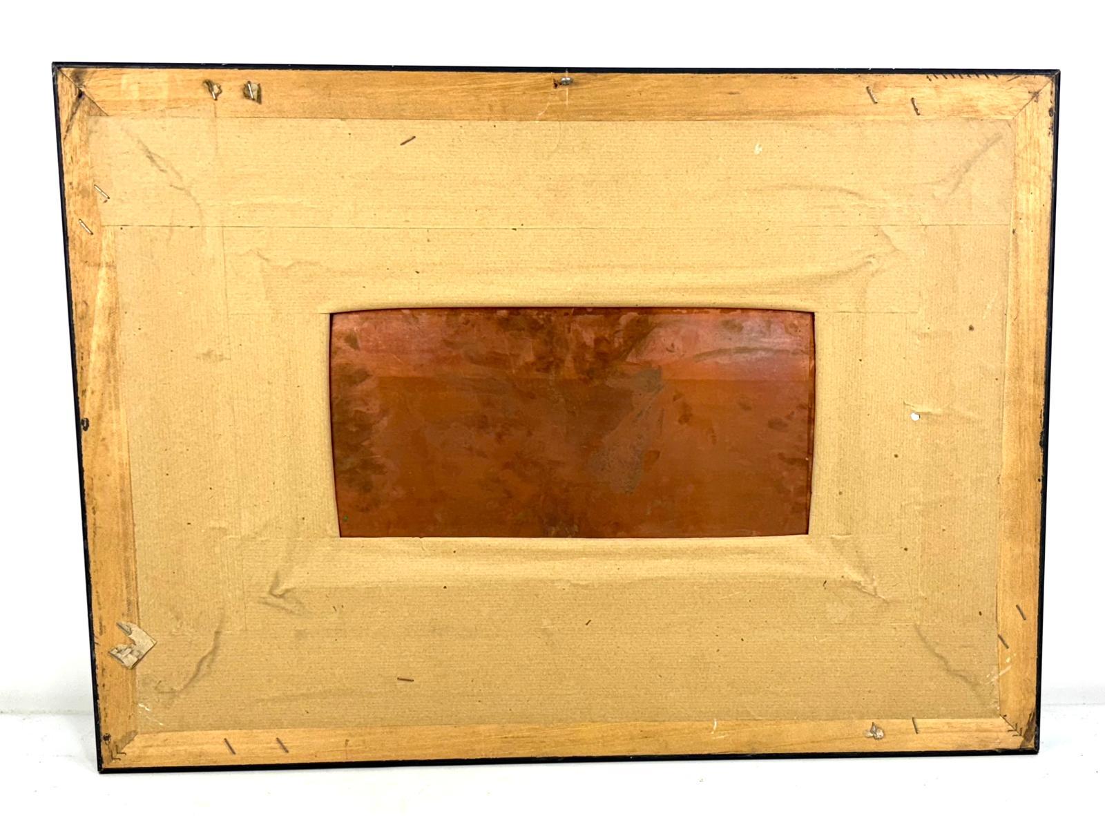 Óleo sobre cobre - Romería del Rocío. For Sale 8