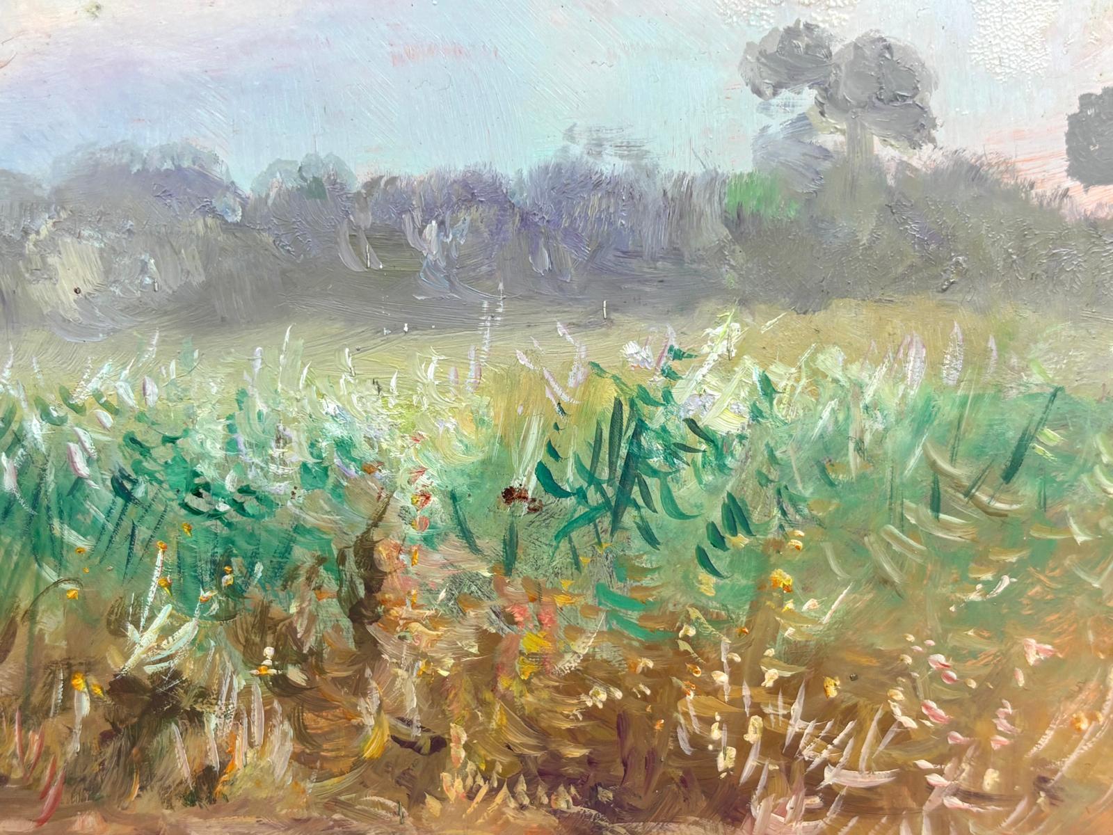 Óleo sobre cobre - Romería del Rocío. For Sale 5