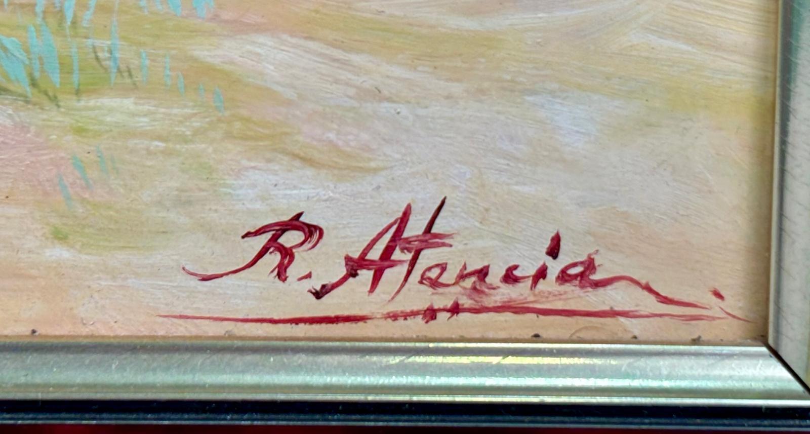 Óleo sobre cobre - Romería del Rocío. For Sale 5