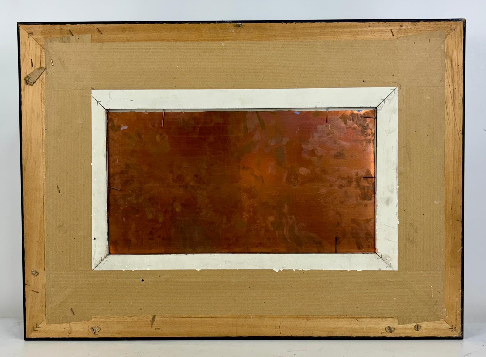 Óleo sobre cobre - Romería del Rocío. For Sale 7