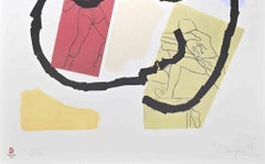 Los Juegos - Lithograph by Rafael Canogar - 2008