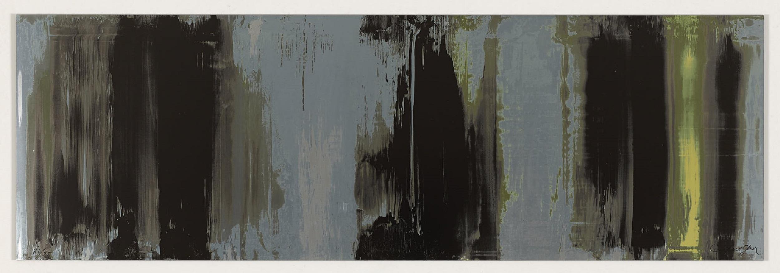 Abstract Print de Rafael Canogar - litografía original de edición limitada firmada a mano por artista español n3