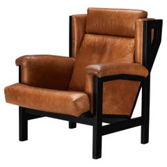 Used Rafael Carreras for MYC-Gavina 'San Remo' Lounge Chair in Cognac Leather 