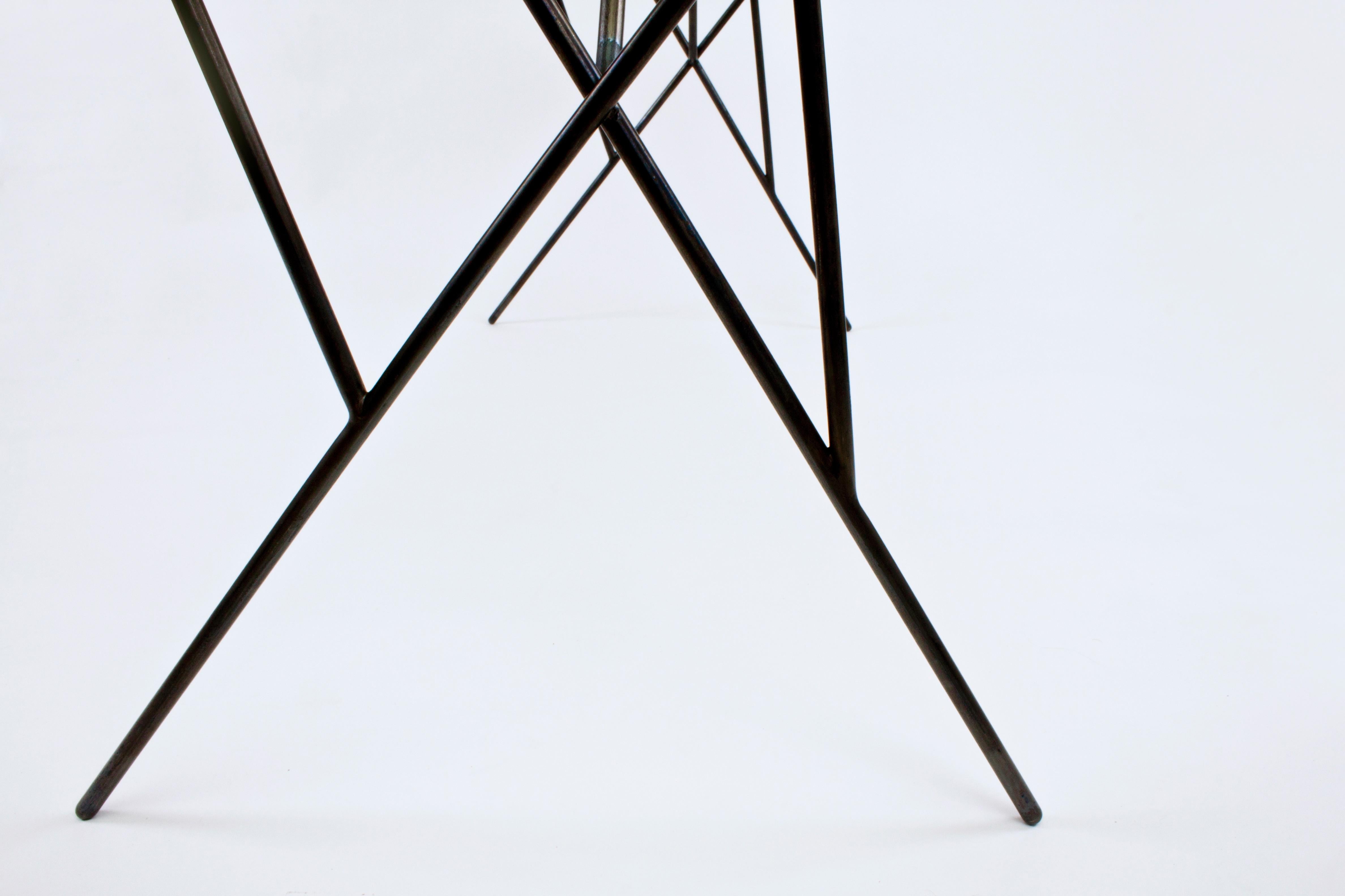Canadian Rafael Contemporary Desk in Wood and Metal by Nadine Hajjar For Sale