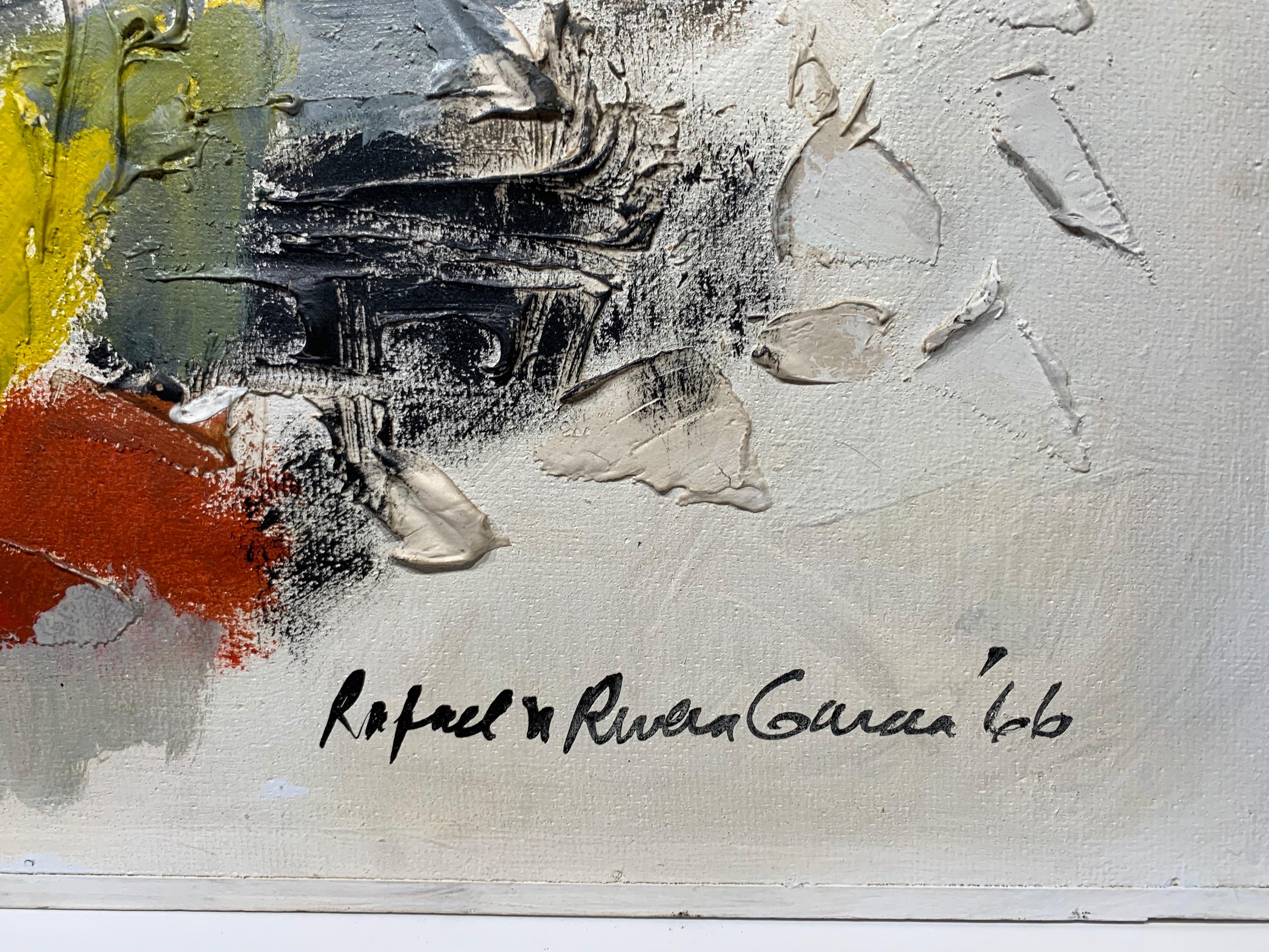 La Paz (Puerto Rican mid-century muralist artist) - Painting by Rafael de Rivera Garcia