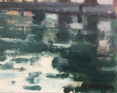 Amsterdam Netherlands oil painting dutch urbanscape