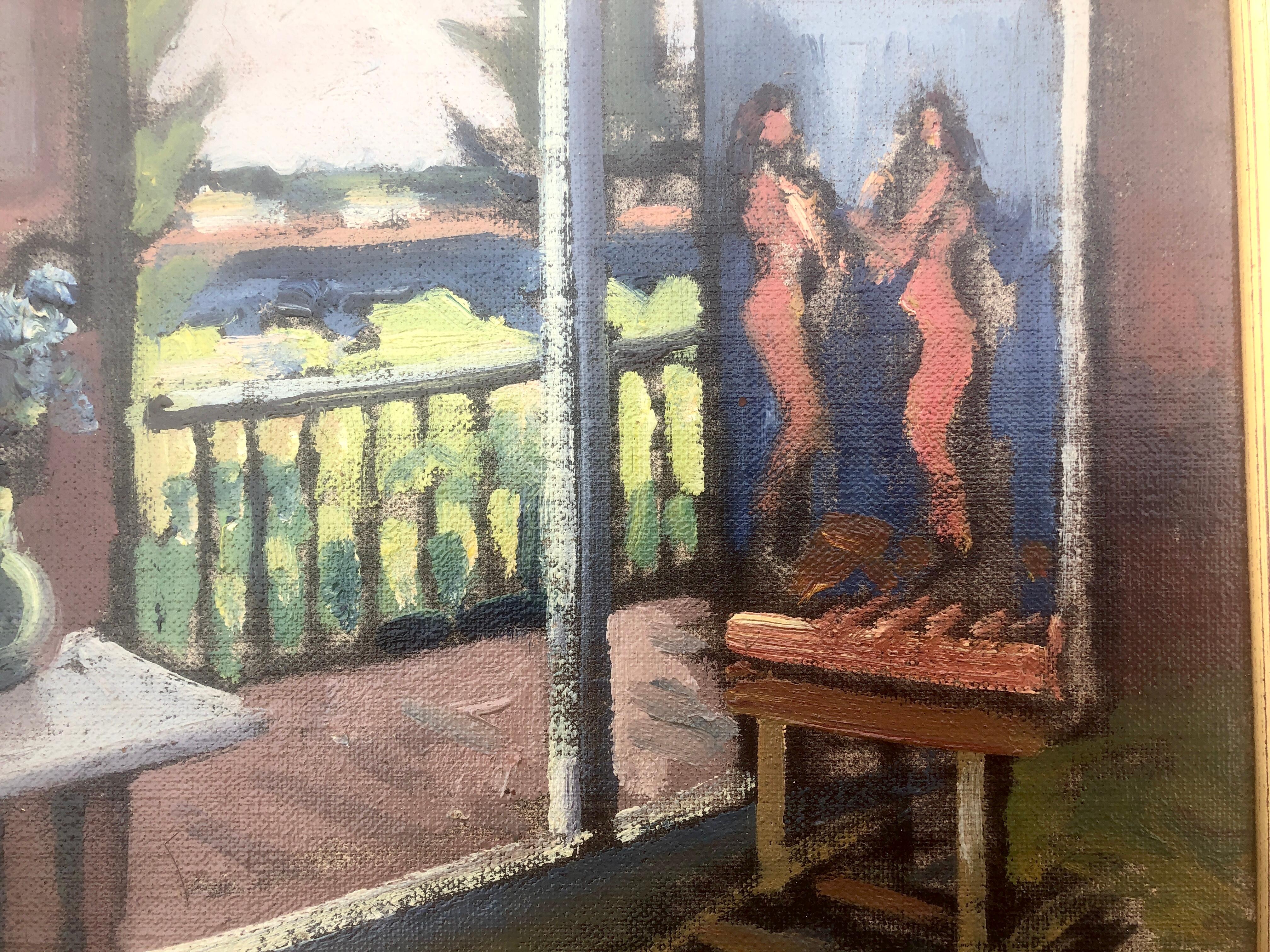 Rafael Duran Benet (1931-2015) - Cadaques - Öl auf Leinwand cardnoard
Maße Öl 22x27 cm.
Rahmengröße 24x29 cm.

Rafael Duran Benet (Terrassa, 1931 - Barcelona, 2015) ist ein katalanischer Maler, Neffe des Malers Rafael Benet. Er ist ein Schüler von