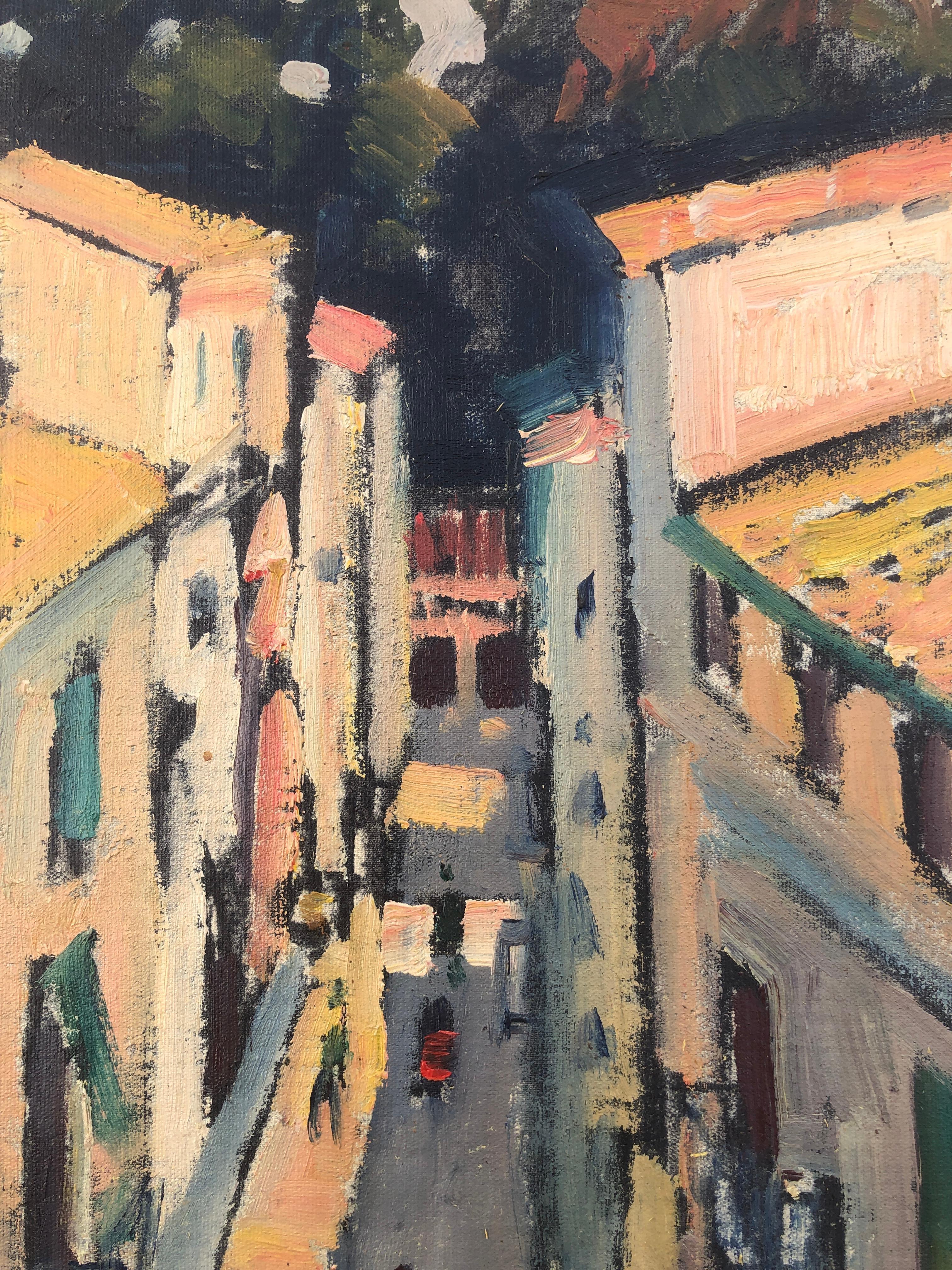 Barcelona Spain oil painting landscape urbanscape 3