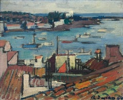 Cadaques oil painting european art seascape urbanscape Spain