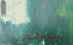 Cadaques pittura ad olio Spagna paesaggio mediterraneo spagnolo europeo