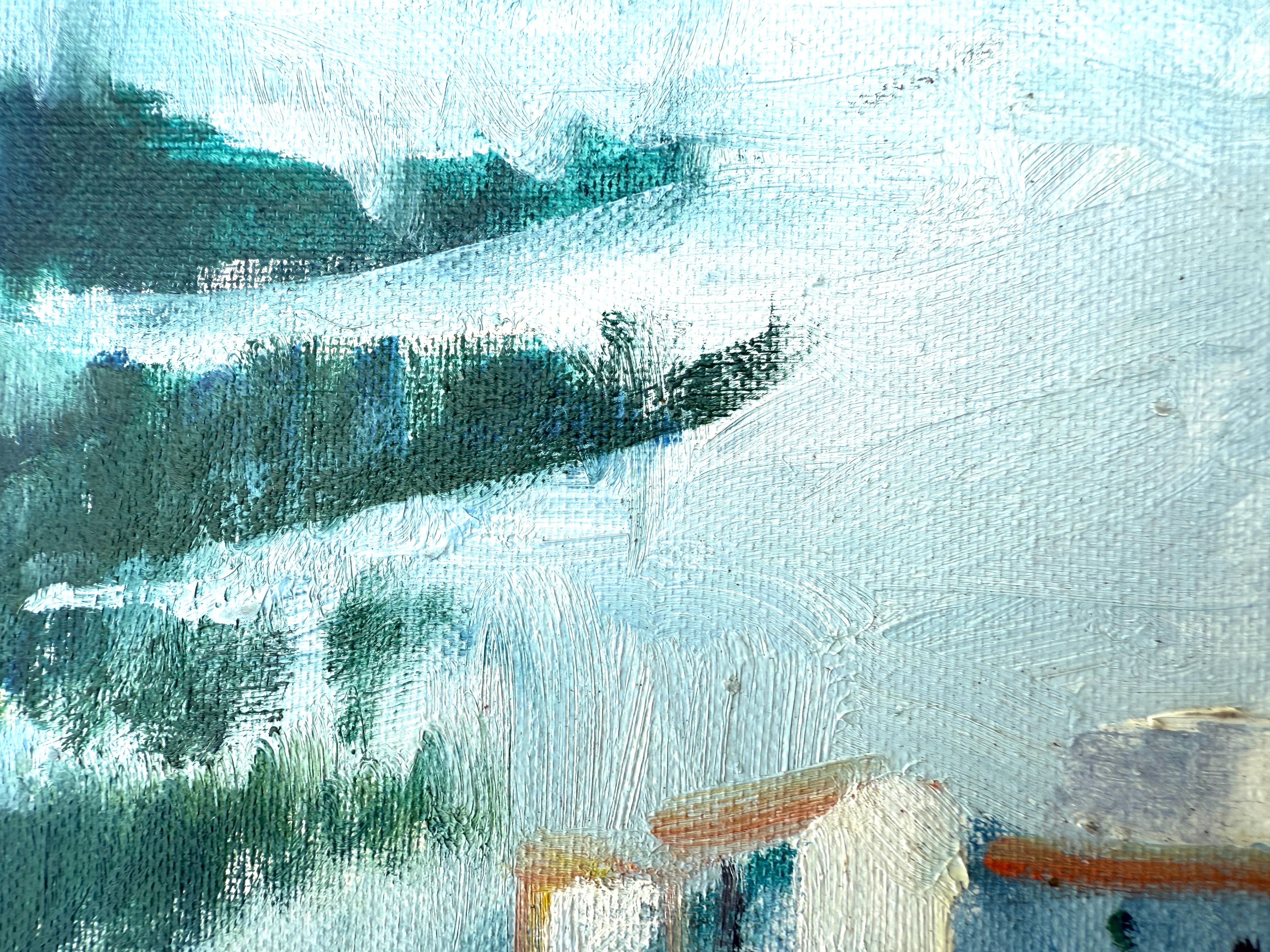 **Fiche technique**

Titre : Cadaqués

Artistics : Rafael Durán Benet (Terrassa, 1931 - Barcelone, 2015)

Technique : Huile sur toile

Dimensions : 13 x 16 pouces (33 x 41 cm)

Année : Sans date (probablement entre le milieu et la fin du 20e