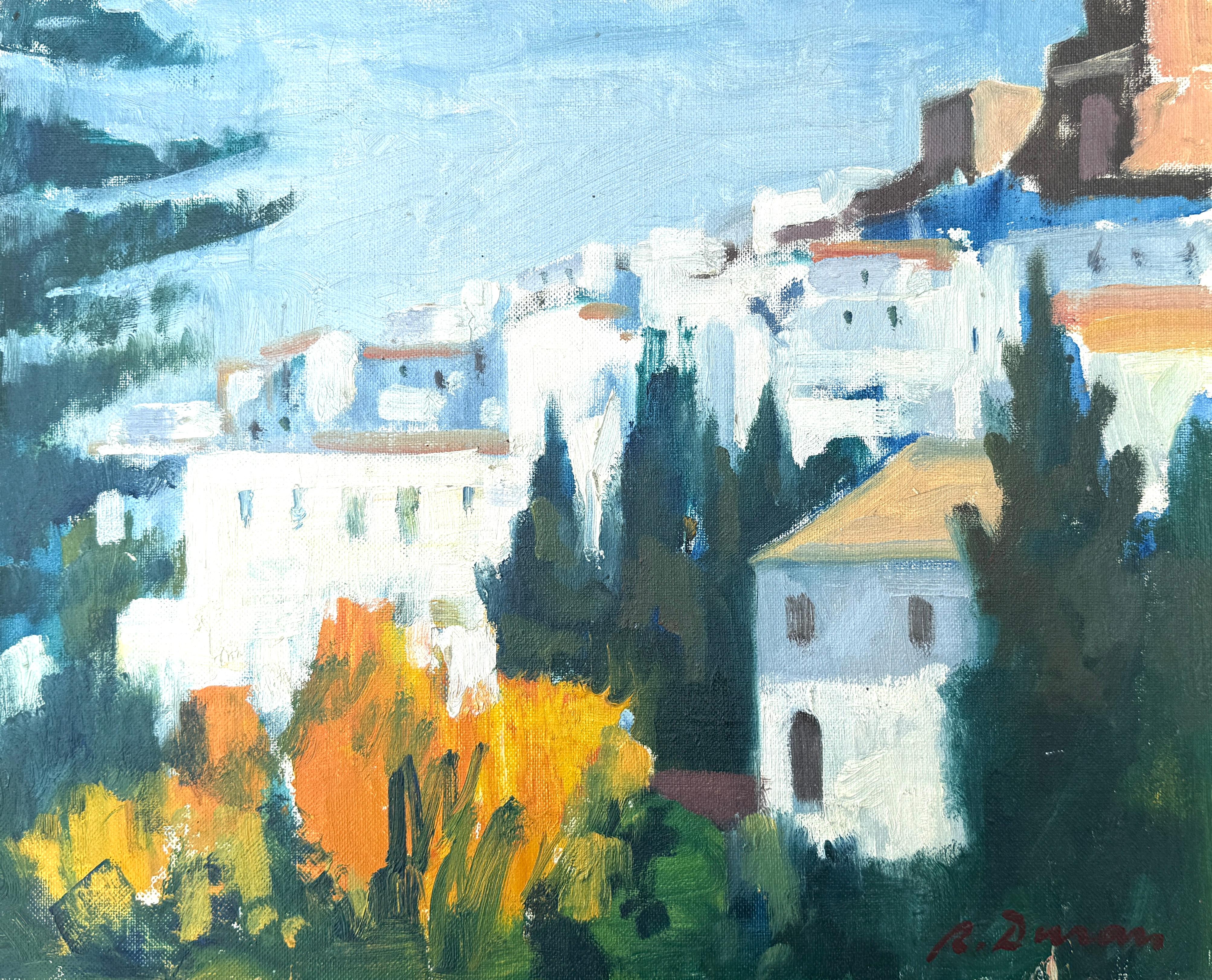 Cadaqués pintura al óleo España español mediterráneo paisaje europeo