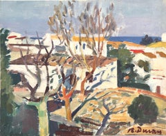 Cadaques Spain oil painting spanish mediterranean landscape
