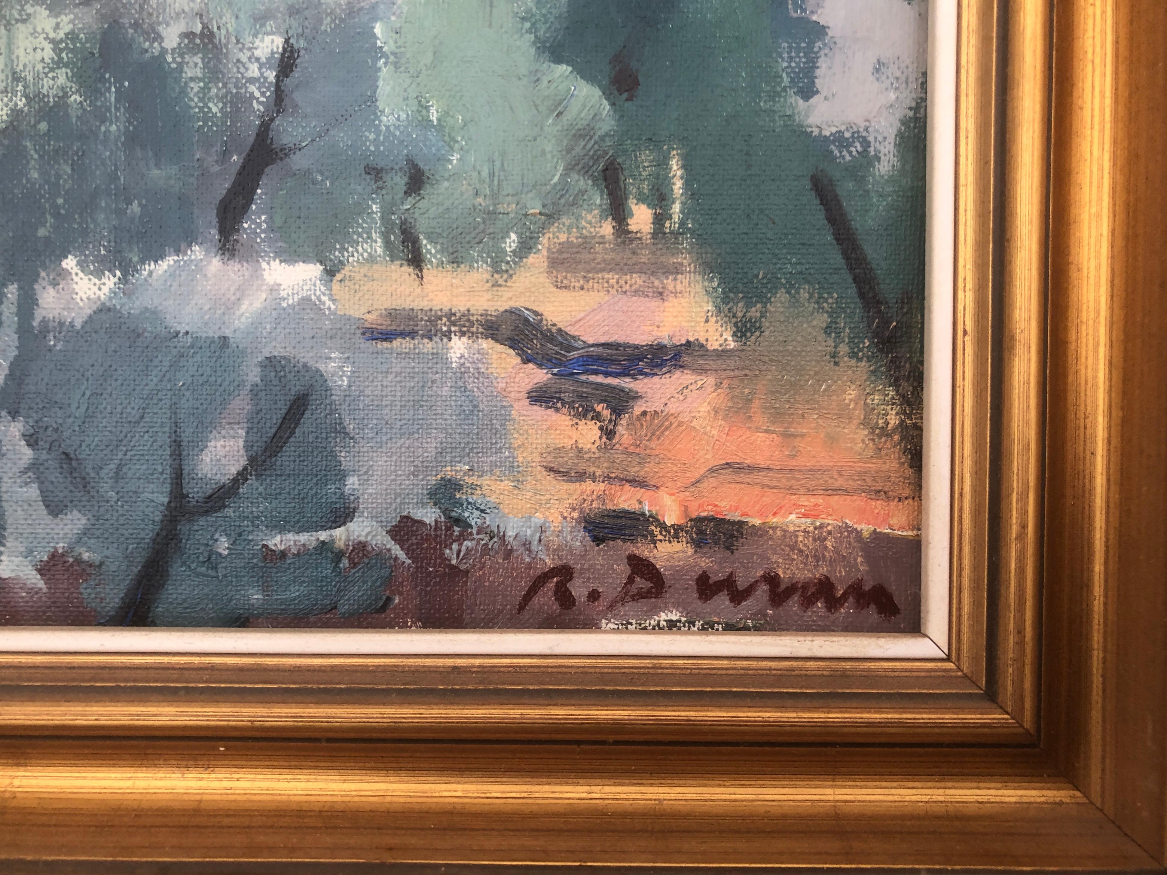 Spanien Cadaques, Ölgemälde, spanische mediterrane Meereslandschaft, Cadaques (Post-Impressionismus), Painting, von Rafael Duran Benet