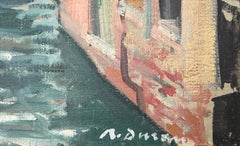 Canale di Venezia dipinto a olio