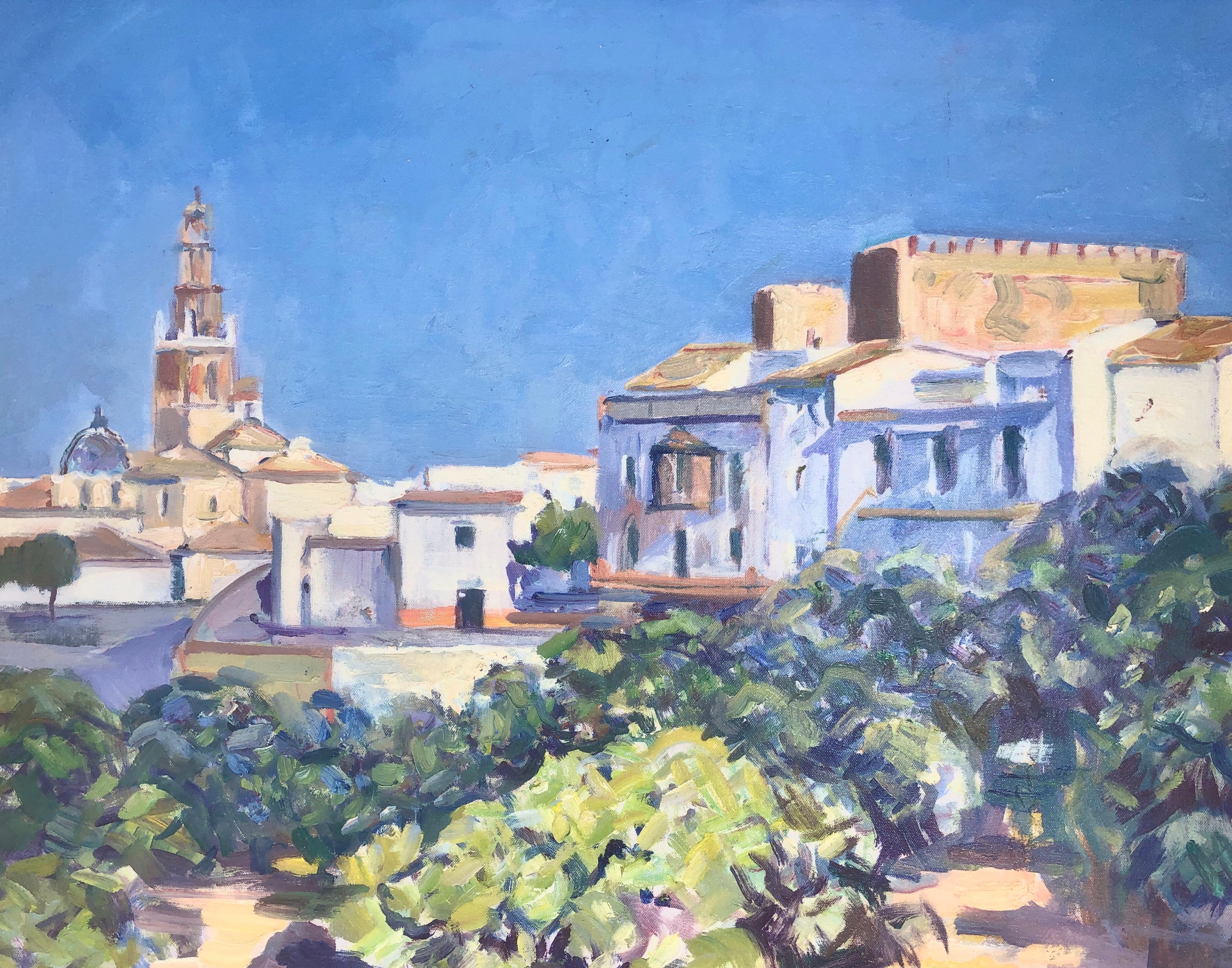 Carmona Andalucia Spain oil painting spanish landscape For Sale 2