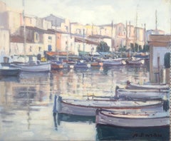 Ciutadella Menorca, Spanien, Ölgemälde