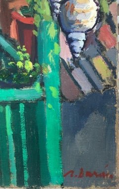 Combarro Galicia peinture à l'huile sur toile art européen Espagne espagnol