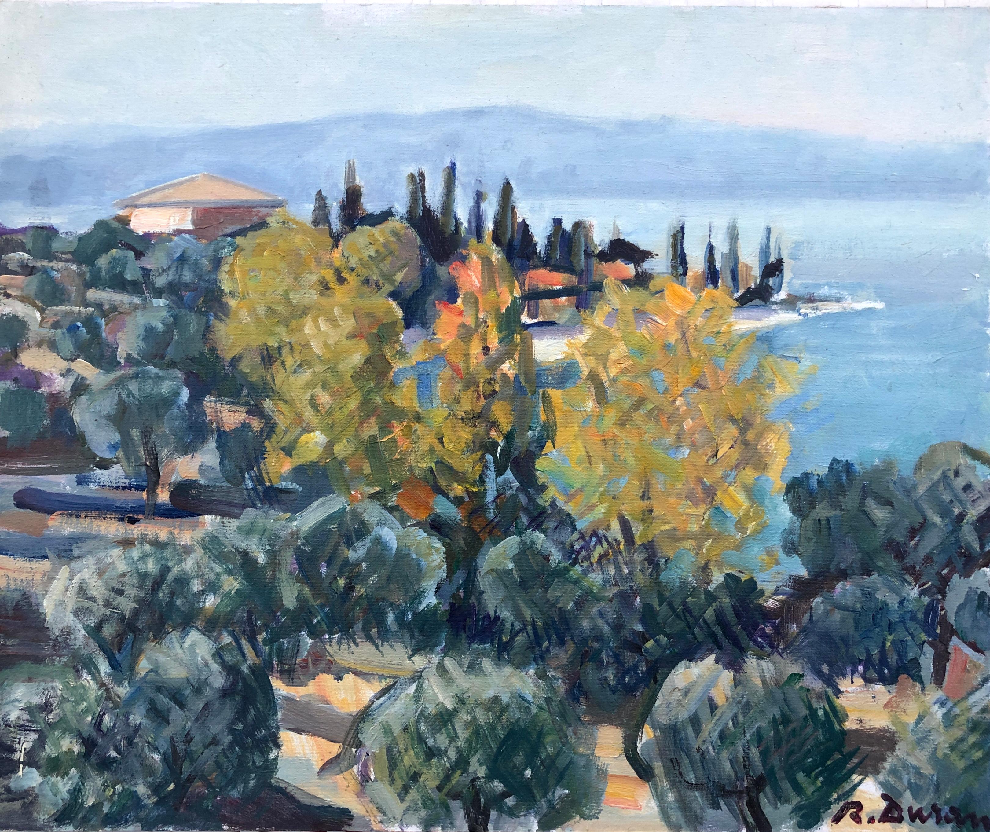 Landscape Painting Rafael Duran Benet - A Costa Costa peinture à l'huile paysage marin espagnol