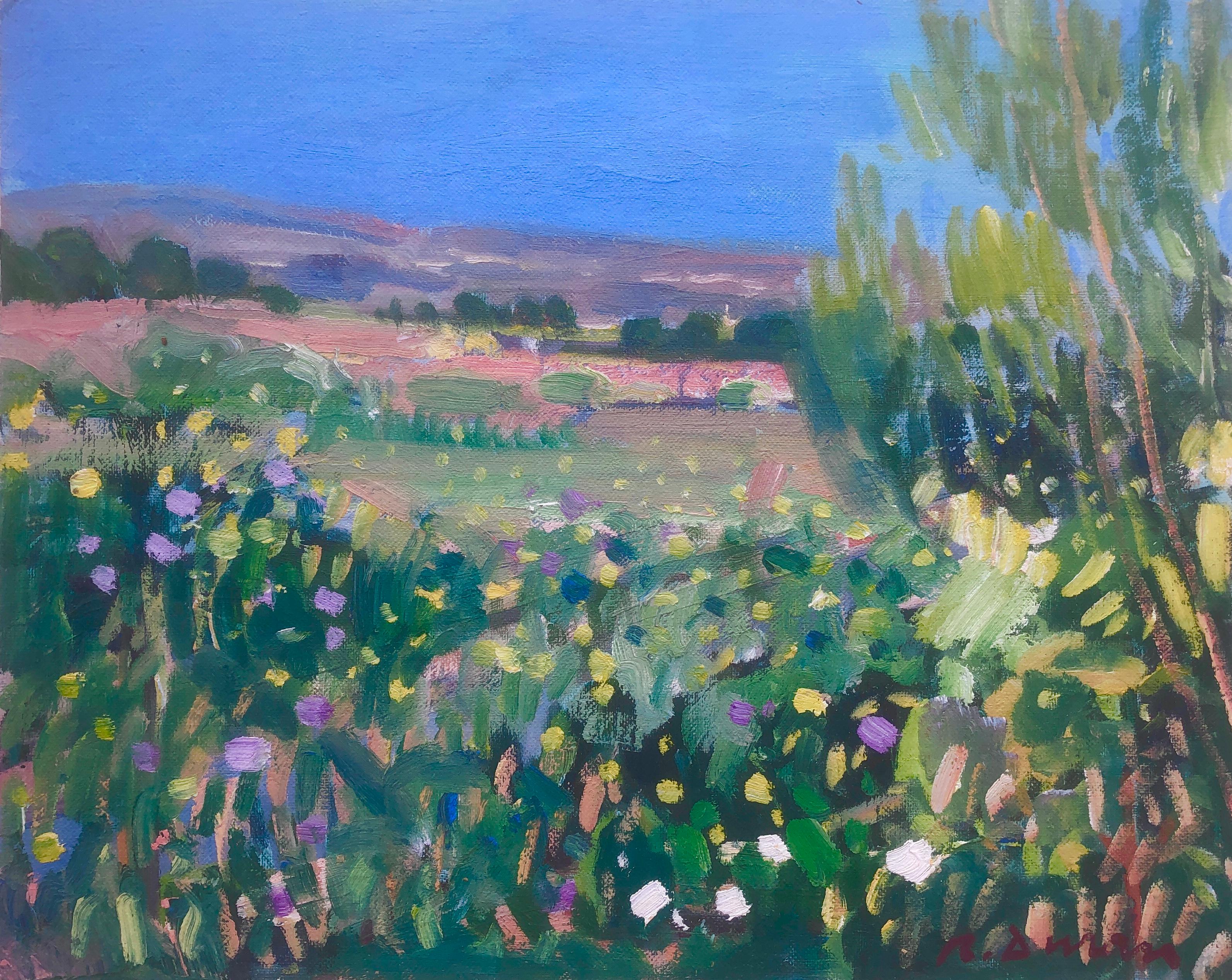 Campi di Jaén Spagna pittura ad olio paesaggio spagnolo