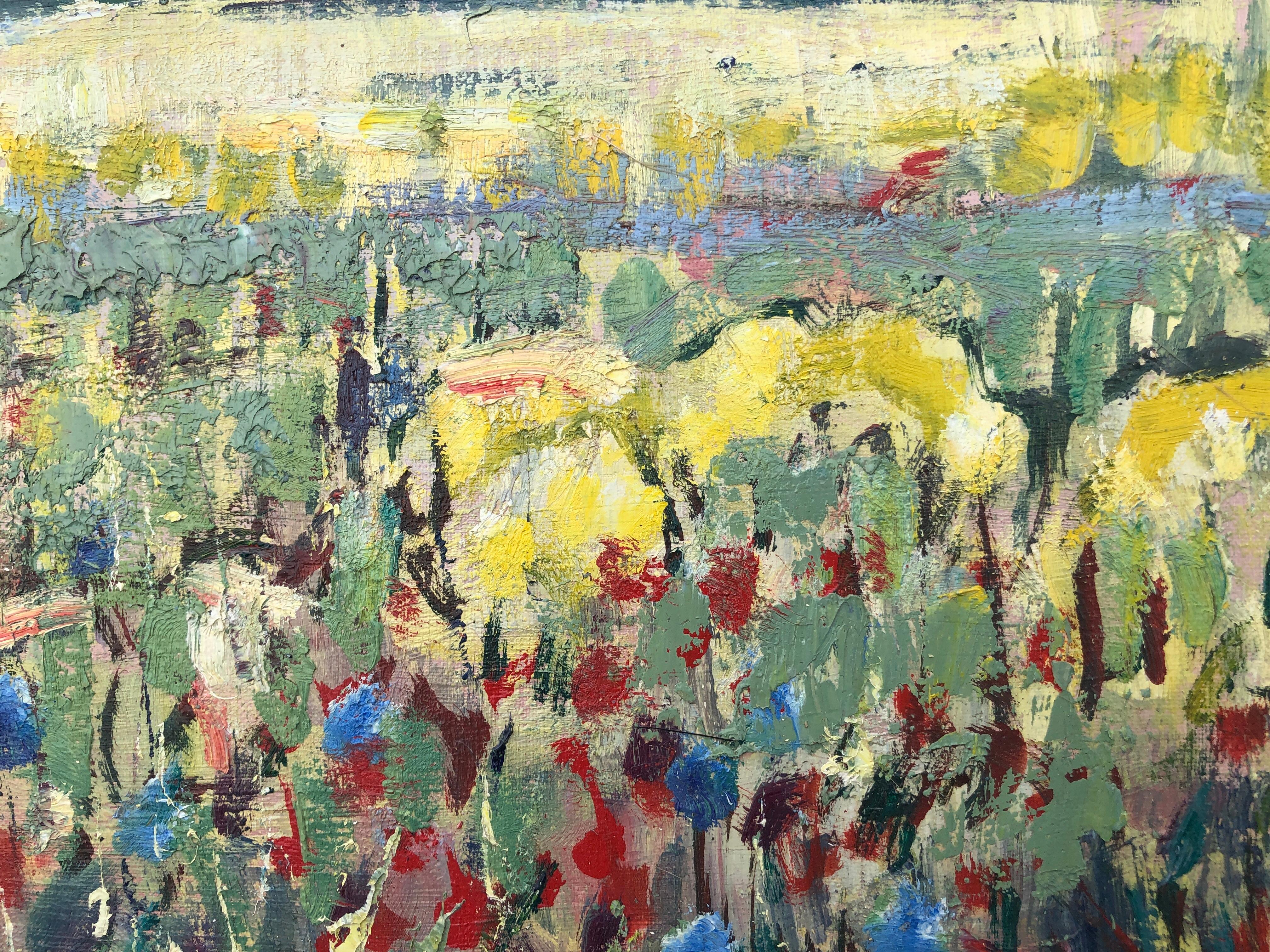 Paesaggio pittura ad olio arte europea Spagna - Painting Postimpressionismo di Rafael Duran Benet