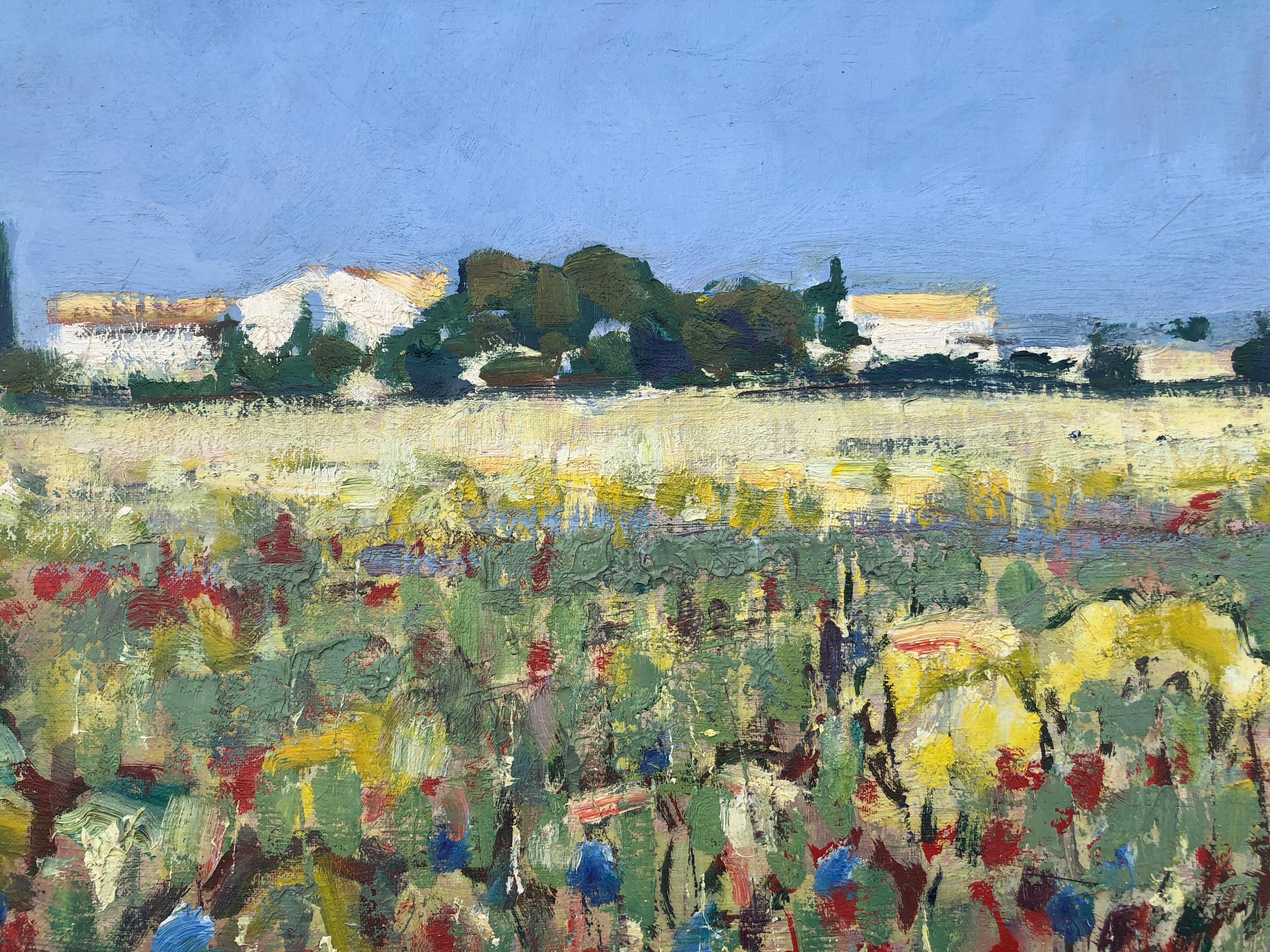 Paesaggio pittura ad olio arte europea Spagna 2