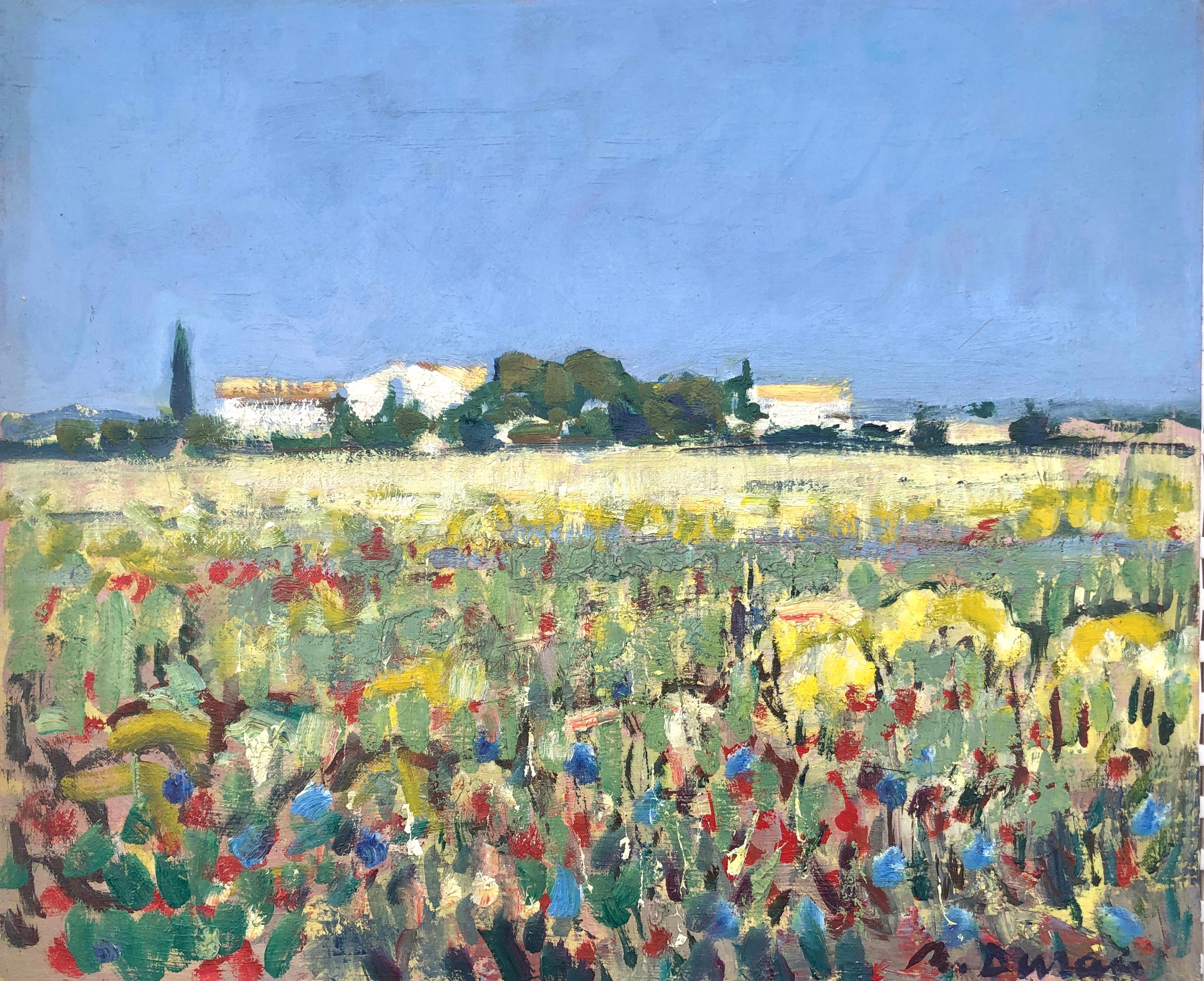 Landscape Painting di Rafael Duran Benet - Paesaggio pittura ad olio arte europea Spagna