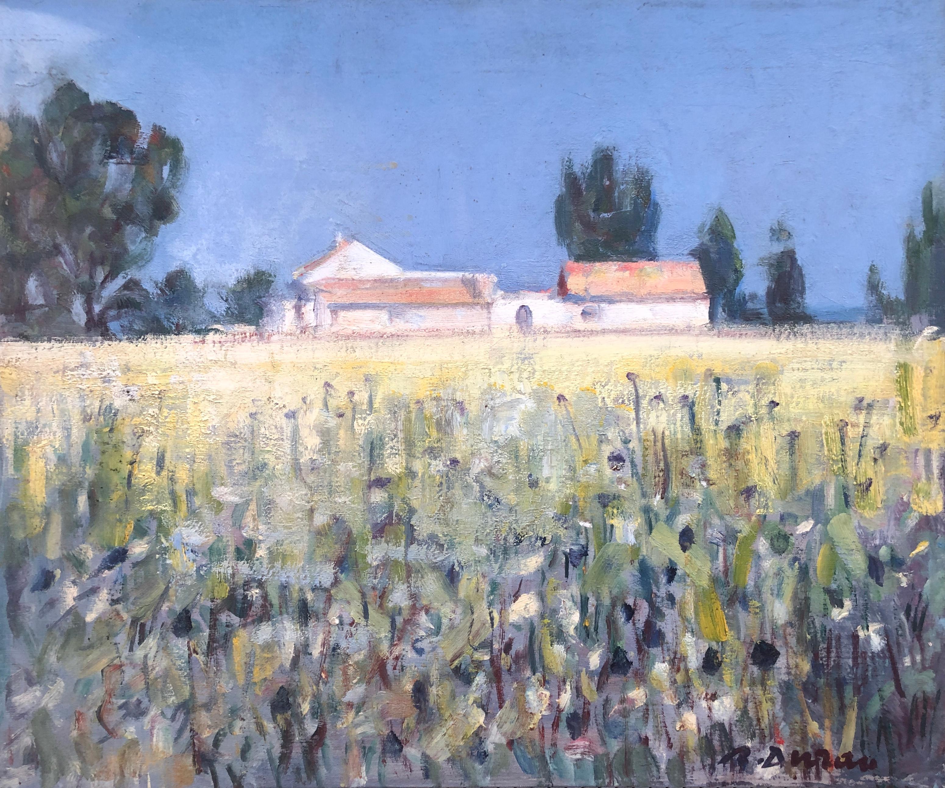 Landscape Painting Rafael Duran Benet - Peinture à l'huile espagnole