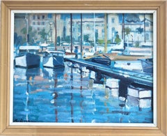 Leisure port Spain oil painting spanish seascape