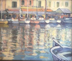 Menorca España pintura al óleo paisaje marino mediterráneo