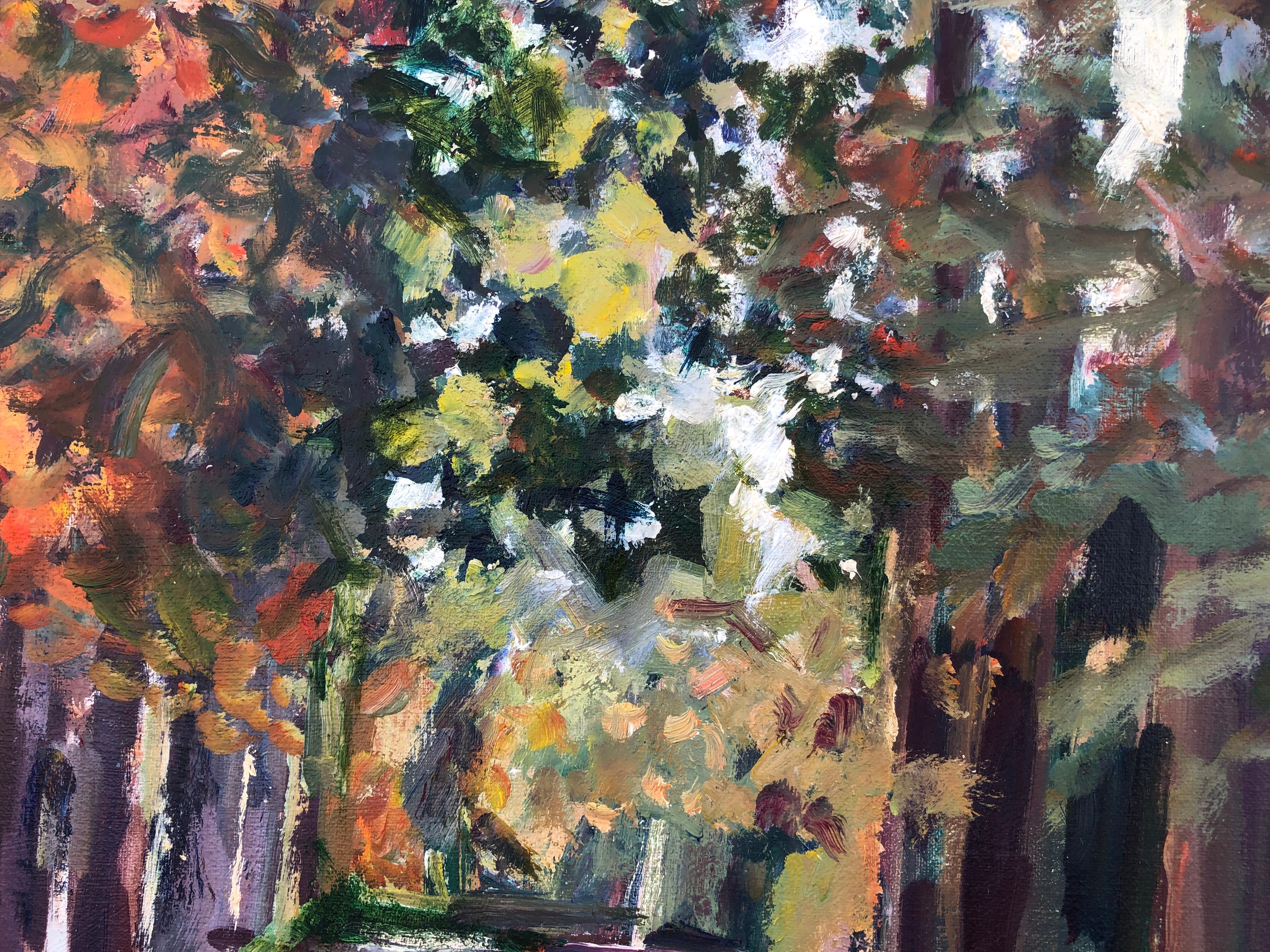 Rafael Duran Benet (1931-2015) - Camino con árboles - Óleo sobre lienzo sobre cartón
Medidas del óleo 46x55 cm.
Sin marco.

Rafael Duran Benet (Terrassa, 1931 - Barcelona, 2015) es un pintor catalán, sobrino del también pintor Rafael Benet. An He es