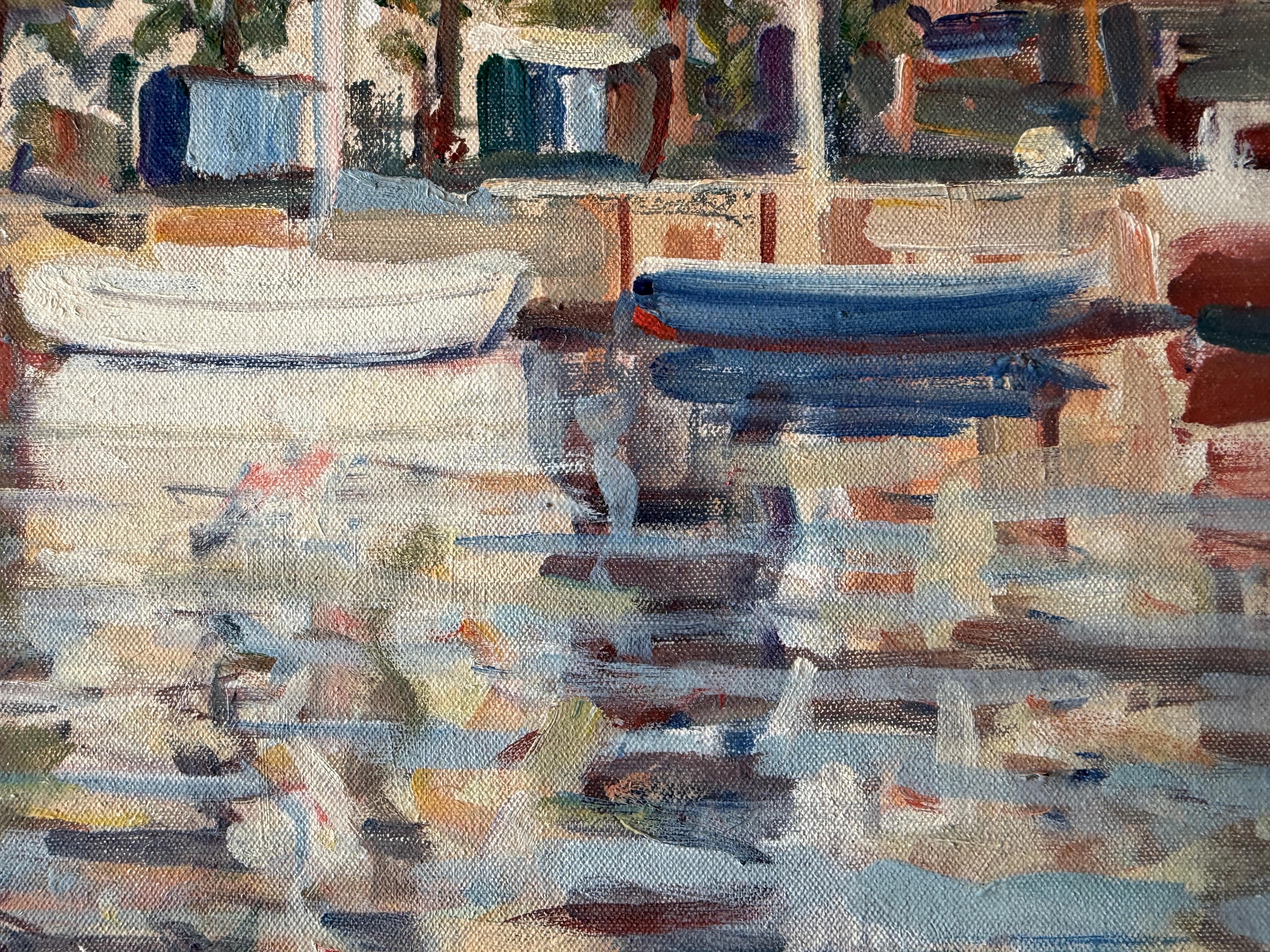 RAFAEL DURAN BENET (Terrassa, 1931 - Barcelone, 2015)

Titre : Port de Barcelone
Technique : Huile sur toile
Dimensions : 61 × 46 cm - (24 × 18.1 in)
Support / Montage : Panneau de toile Dalbe, taille 12P
Signature : Signé en bas à droite : 