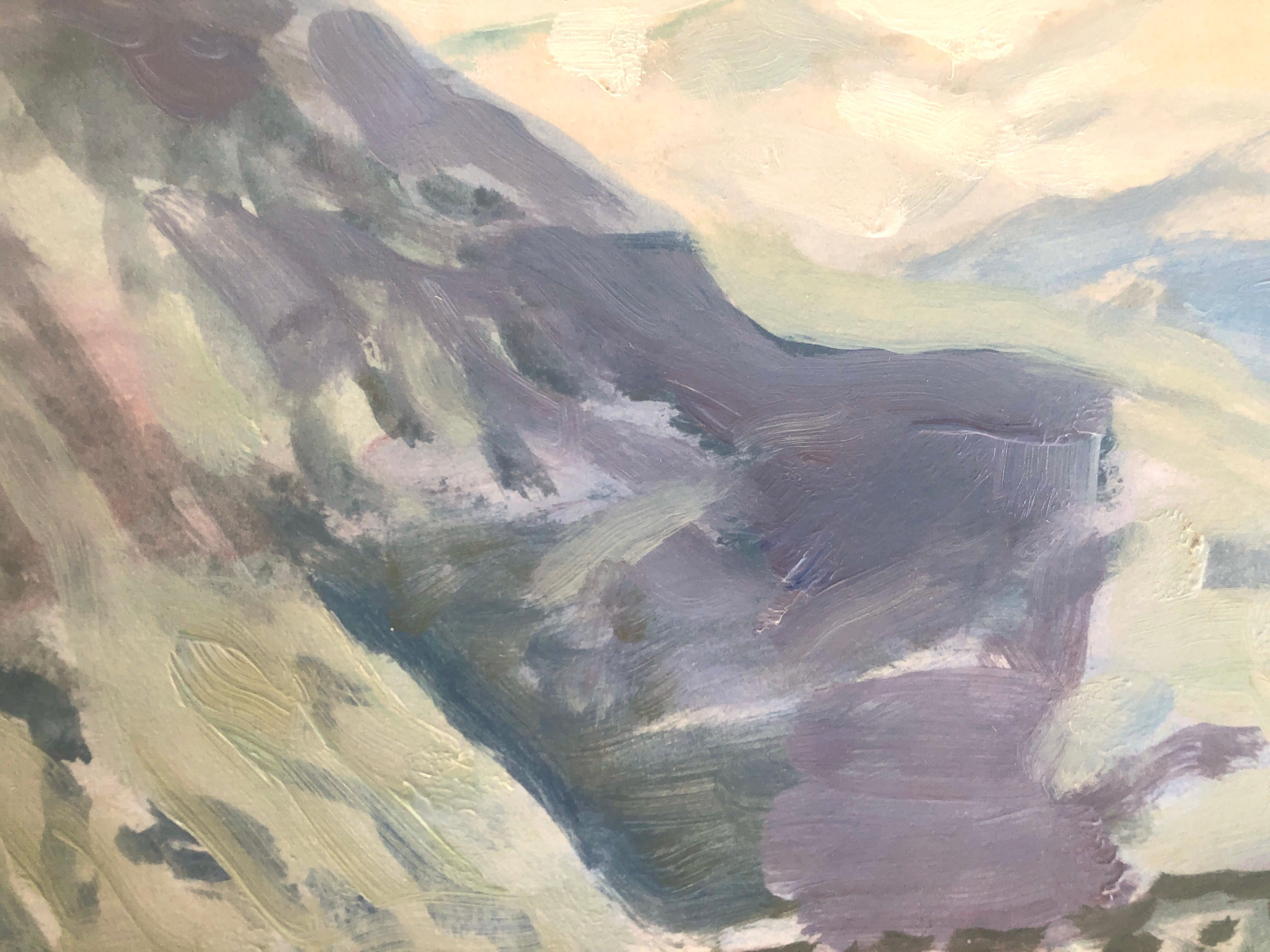 Pirineos paisaje España pintura al óleo español 1