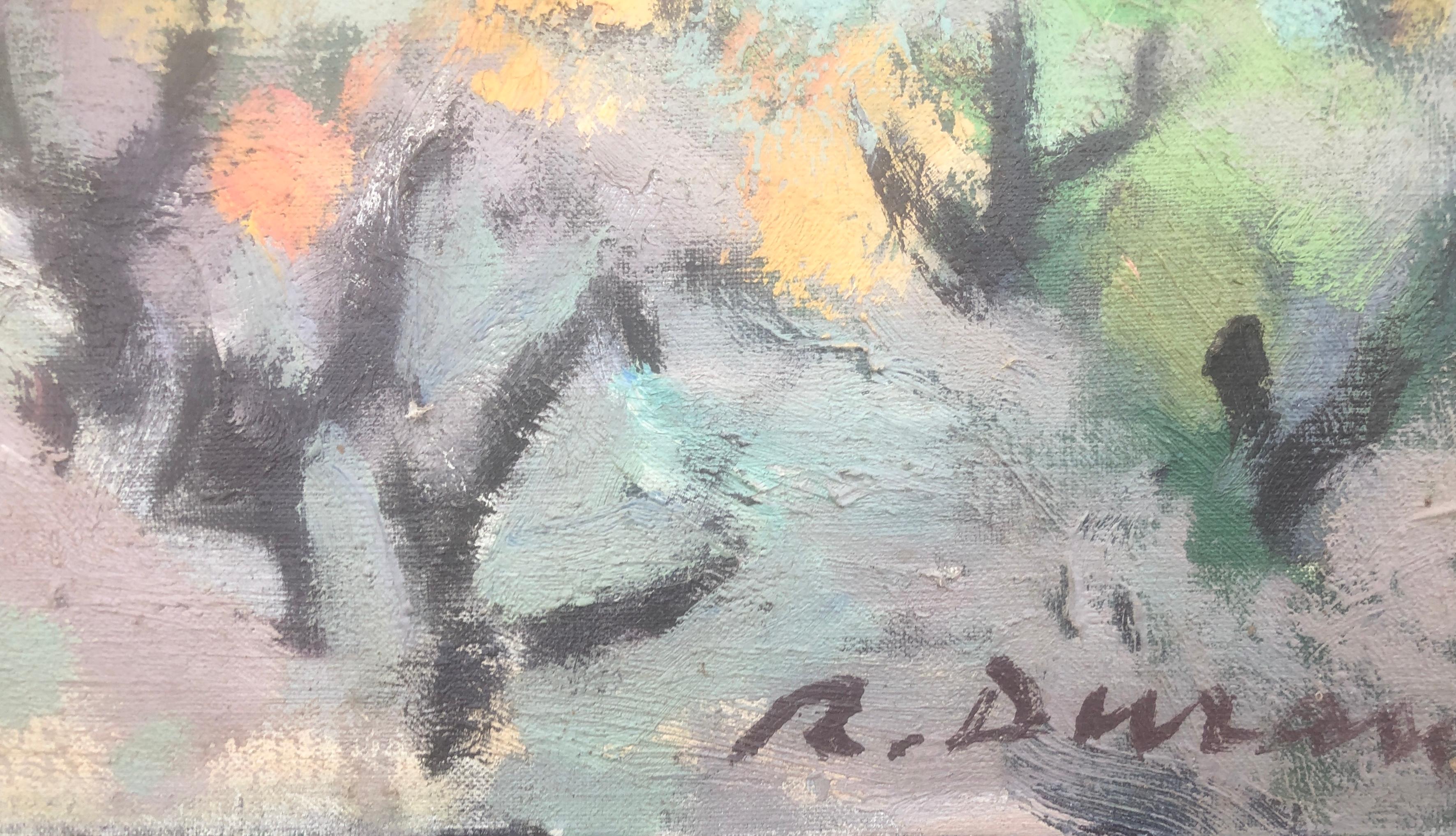 Rafael Duran Benet (1931-2015) - Landscape - Oil on canvas
Oil measurements 60x73 cm.
Frameless.

Rafael Duran Benet (Terrassa, 1931 - Barcelona, 2015) is a Catalan painter, nephew of the also painter Rafael Benet. He is a disciple of Manolo Hugué
