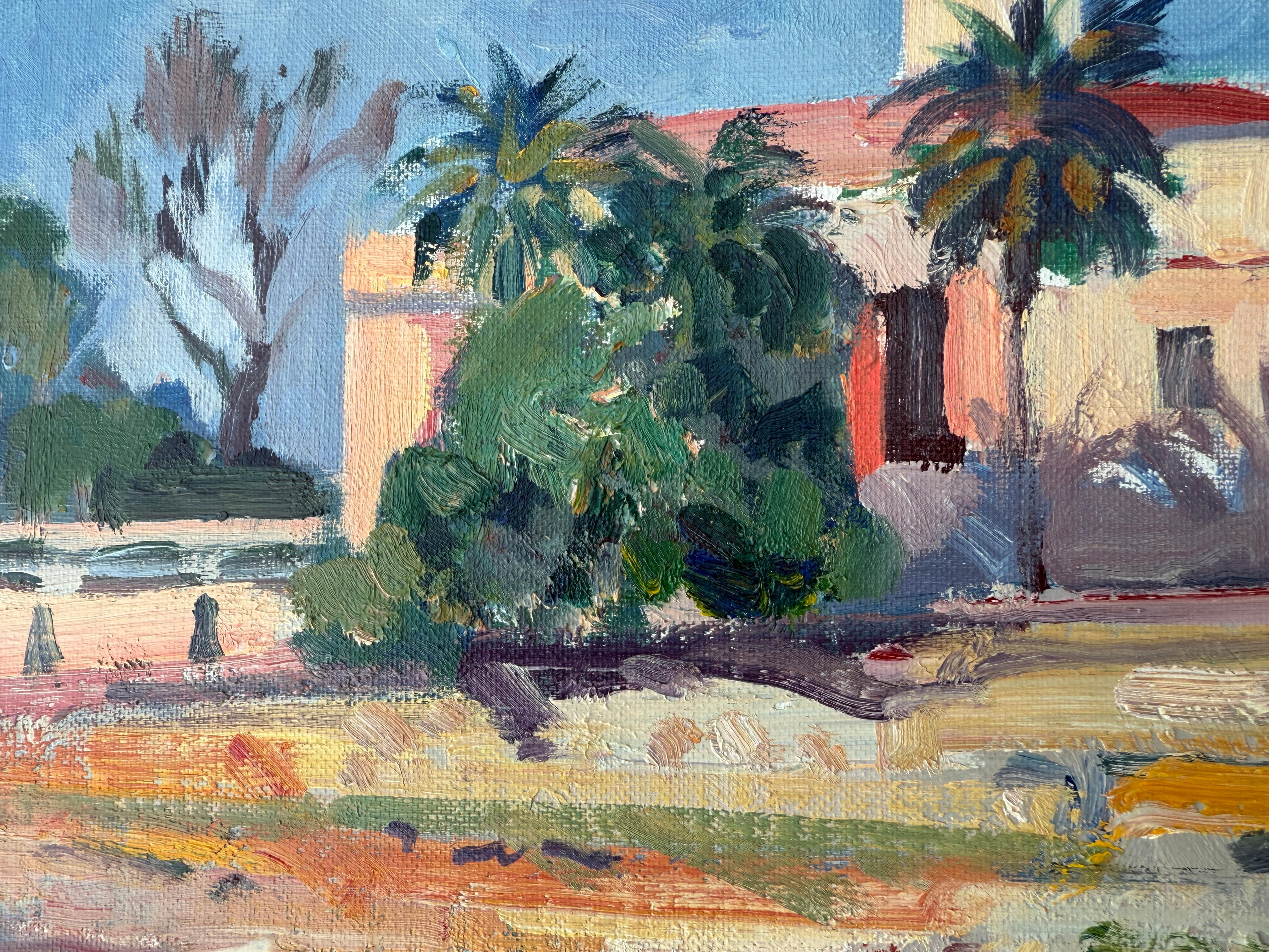 Título: Paisaje español con granja

Artista: Rafael Duran Benet (Barcelona, 1931-2015)

Técnica: Óleo sobre tabla

Dimensiones: 13 x 16,1 pulg.

Firma: Firmado 