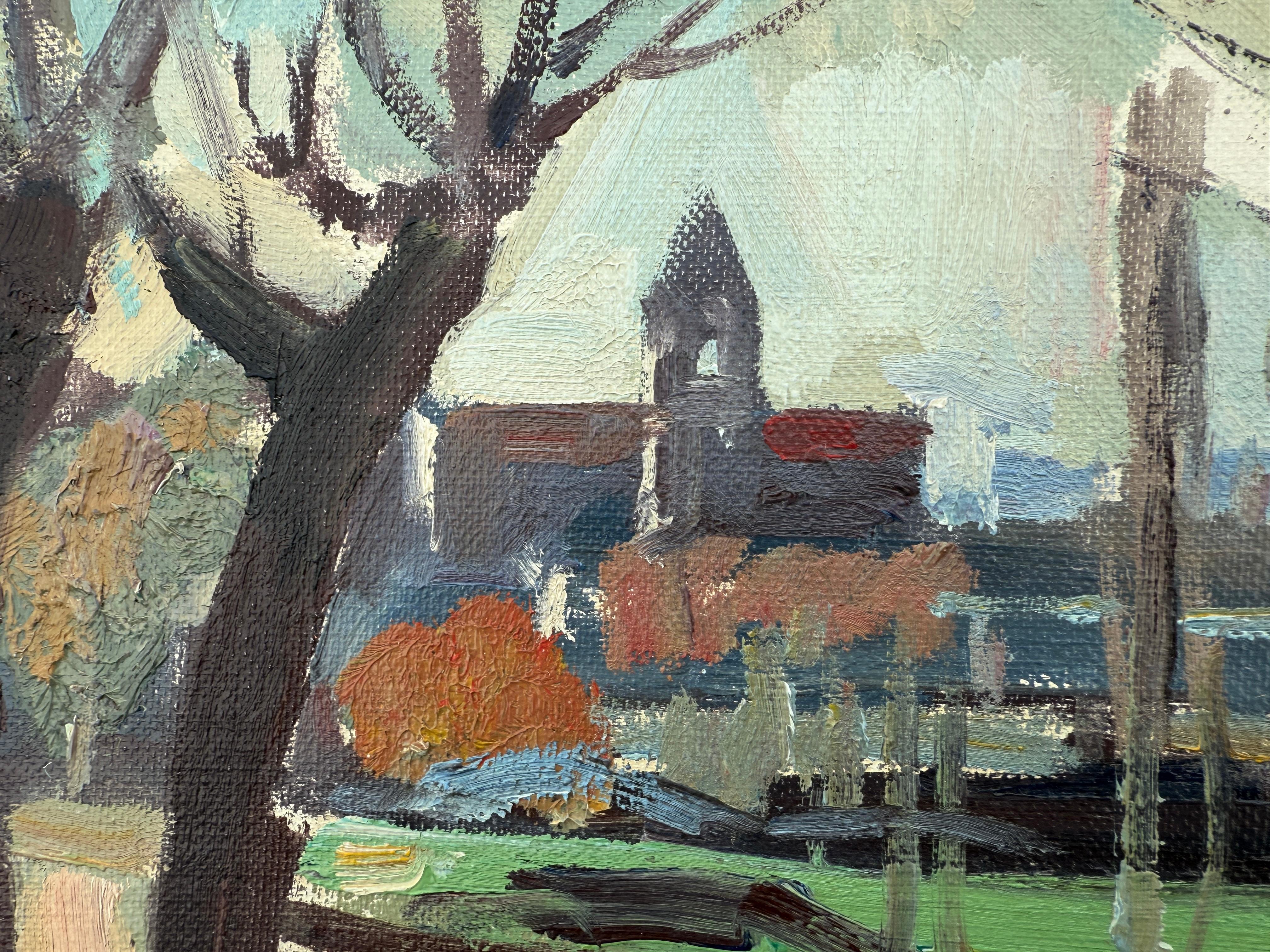 Titolo: Villaggio spagnolo con chiesa

Artista: Rafael Duran Benet (1931-2015)

Tecnica: Olio su tela

Dimensioni: 33 x 41 cm (circa 13 x 16,1 pollici)

Firma: Firmato in basso a destra: 