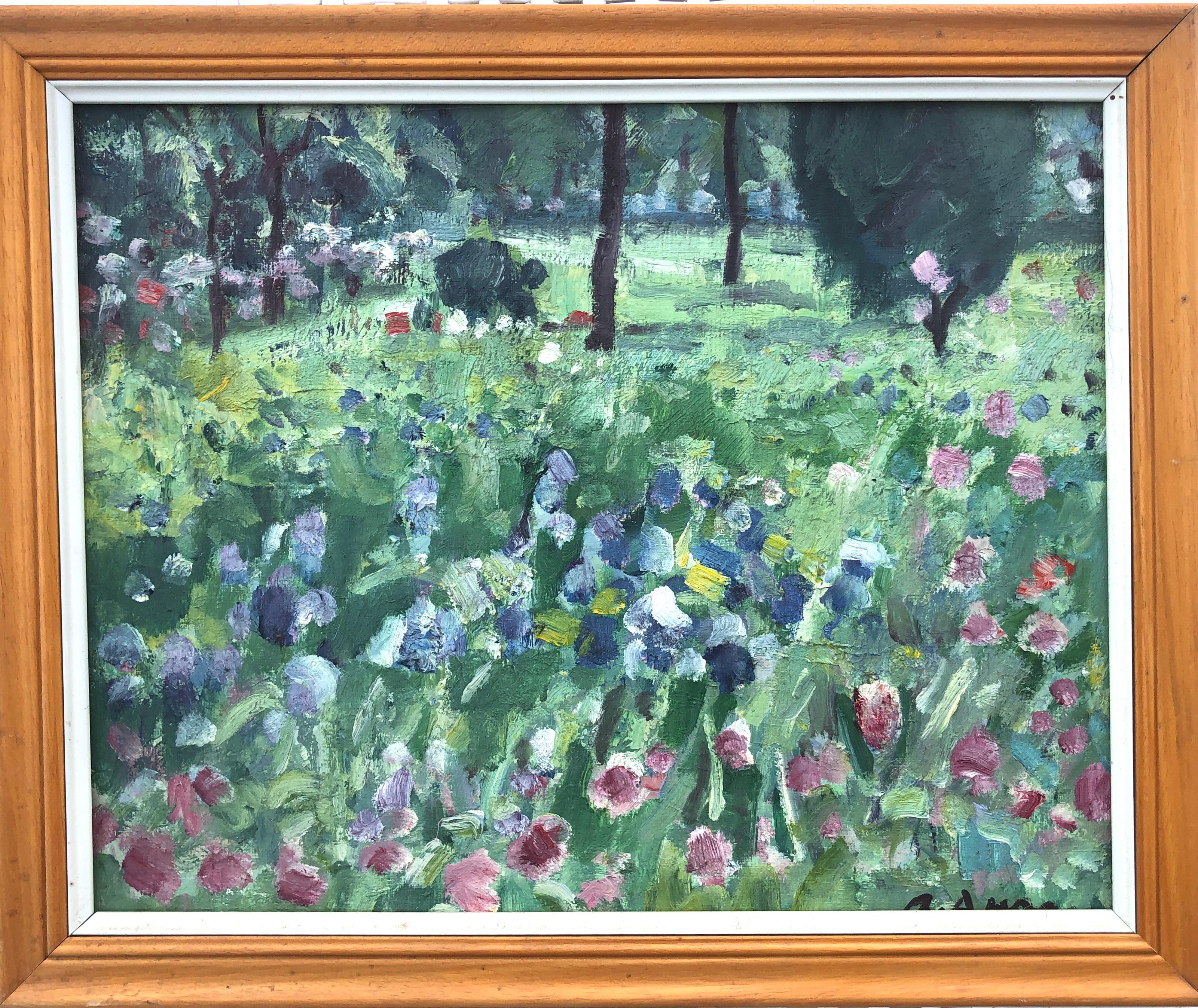 Peinture à l'huile de paysage européen, Espagne et France - Painting de Rafael Duran Benet