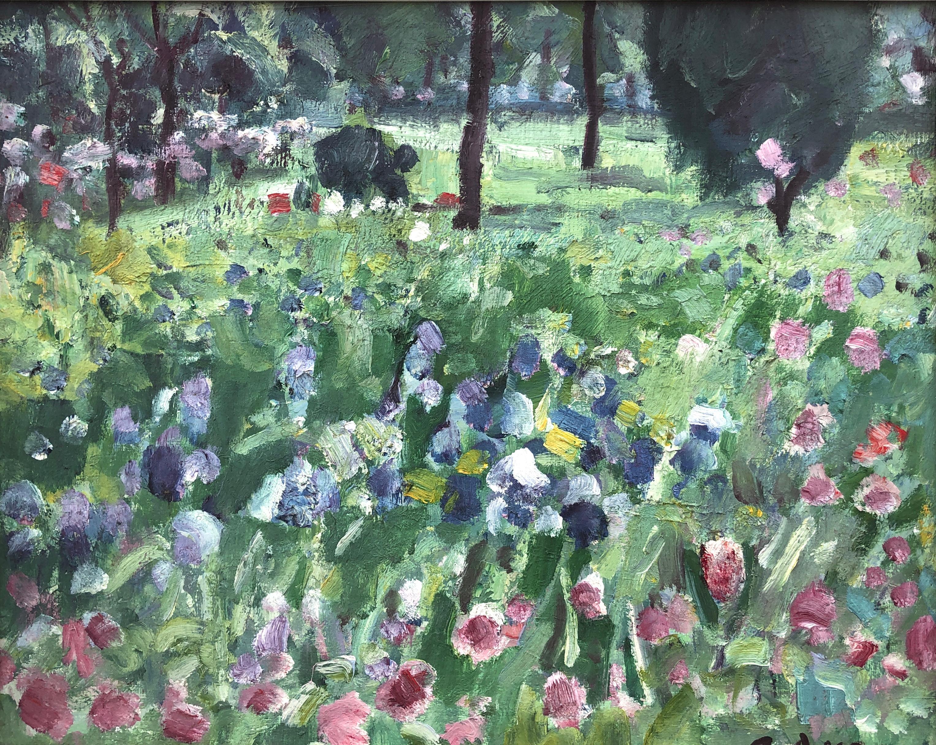 Spring Garden oil painting european landscape Spain France