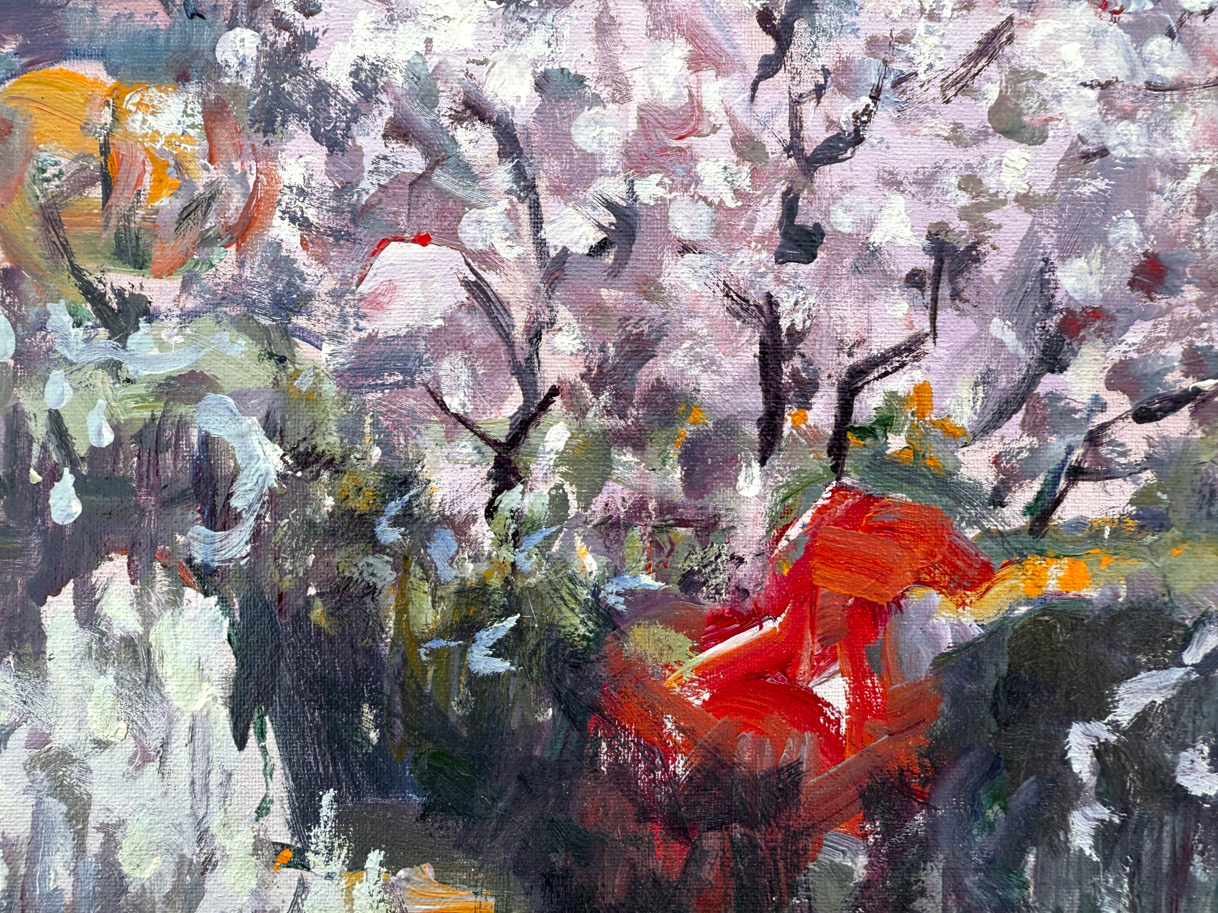 Primavera en Cadaqués España paisaje marino mediterráneo - Painting Posimpresionista de Rafael Duran Benet