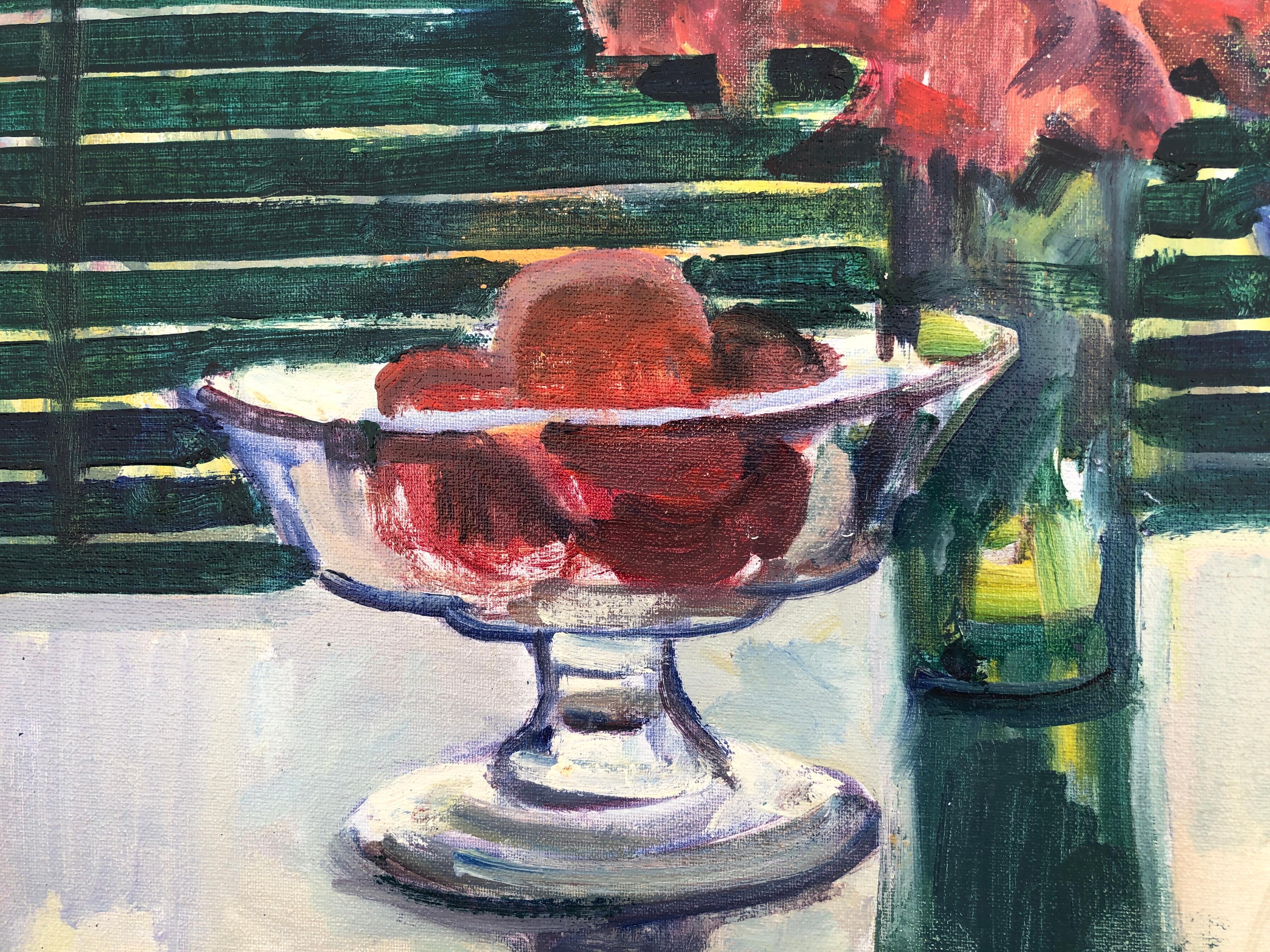 Still life oil painting european art Spain - Post-Impressionist Painting by Rafael Duran Benet