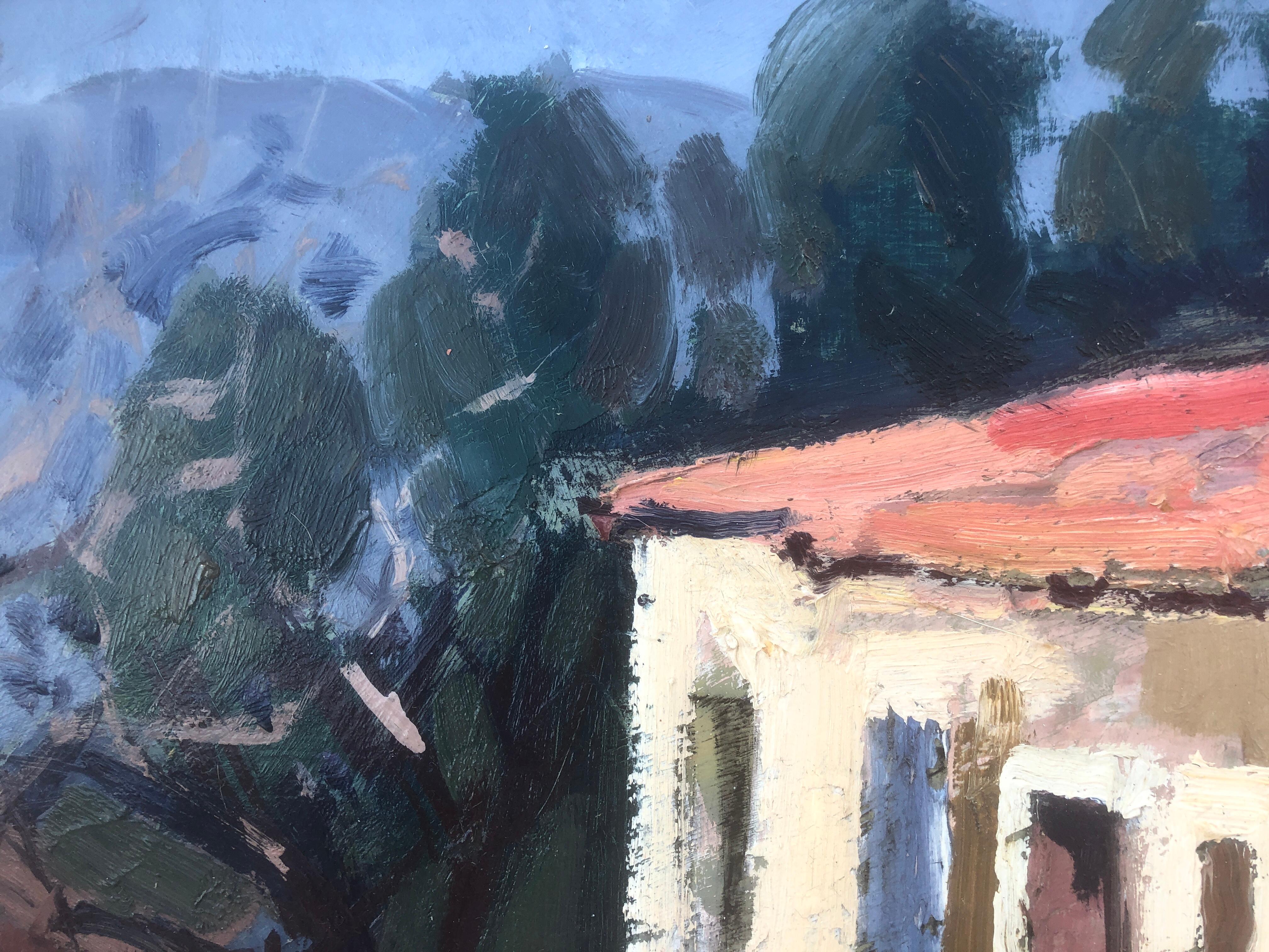 Rafael Duran Benet (1931-2015) - View of a Spanish town - Oil on panel
Oil measurements 53x64 cm.
Frameless.

Rafael Duran Benet (Terrassa, 1931 - Barcelona, 2015) is a Catalan painter, nephew of the also painter Rafael Benet. He is a disciple of